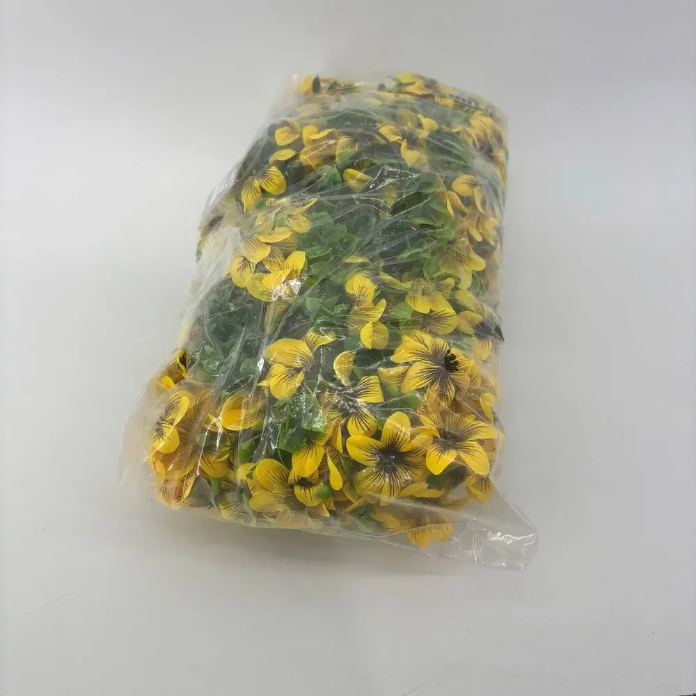 Yellow Artificial Flower Outdoor UV Resistant Home Decoration